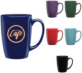 16 oz. Taza Collection Ceramic Mug - Screenprinted - 4.75" H x 3.5" Diameter